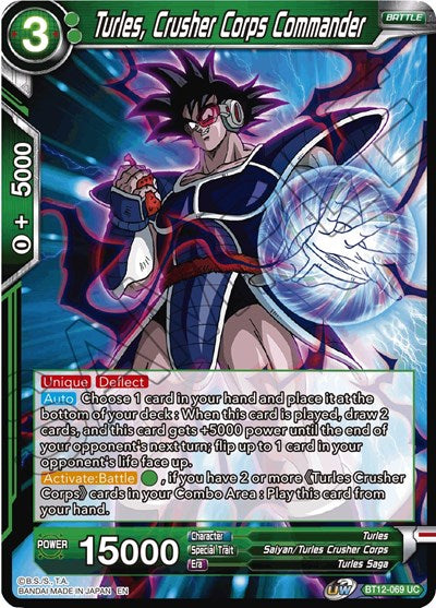 Turles, Crusher Corps Commander [BT12-069] | Mindsight Gaming