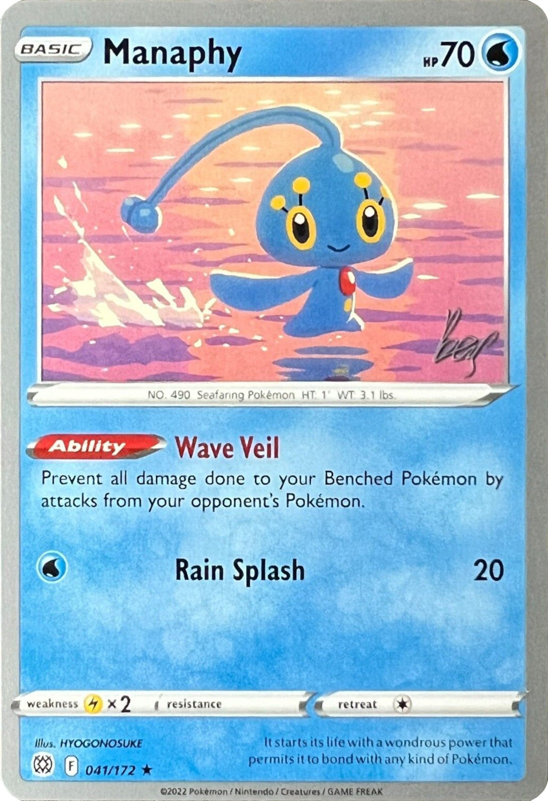 Manaphy (041/172) (Cheryl Again - Sebastian Lashmet) [World Championships 2022] | Mindsight Gaming