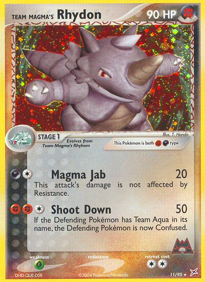 Team Magma's Rhydon (11/95) [EX: Team Magma vs Team Aqua] | Mindsight Gaming