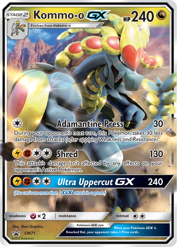 Kommo-o GX (SM71) [Sun & Moon: Black Star Promos] | Mindsight Gaming