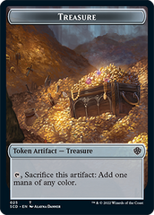 Treasure // Treasure Double-Sided Token [Starter Commander Decks] | Mindsight Gaming