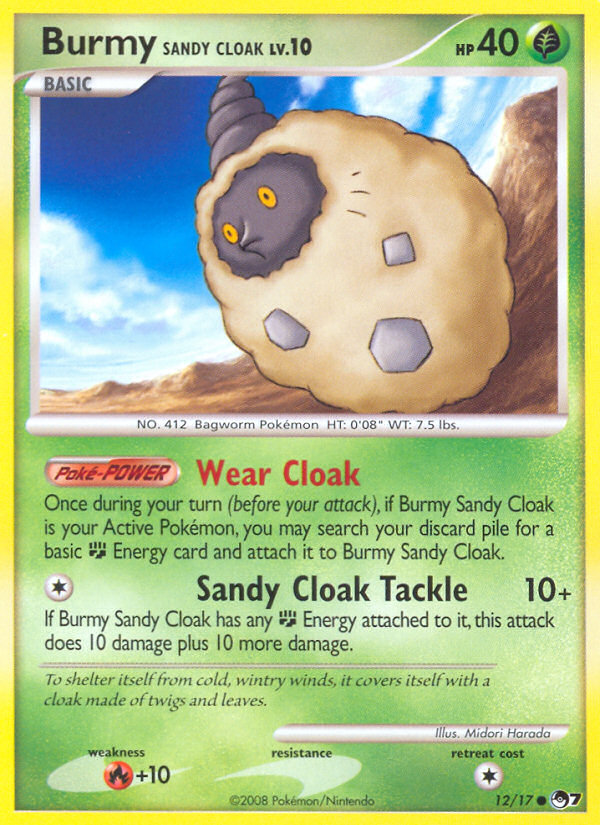 Burmy Sandy Cloak (12/17) [POP Series 7] | Mindsight Gaming