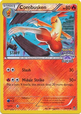 Combusken (13/111) (Championship Promo Staff) [XY: Furious Fists] | Mindsight Gaming