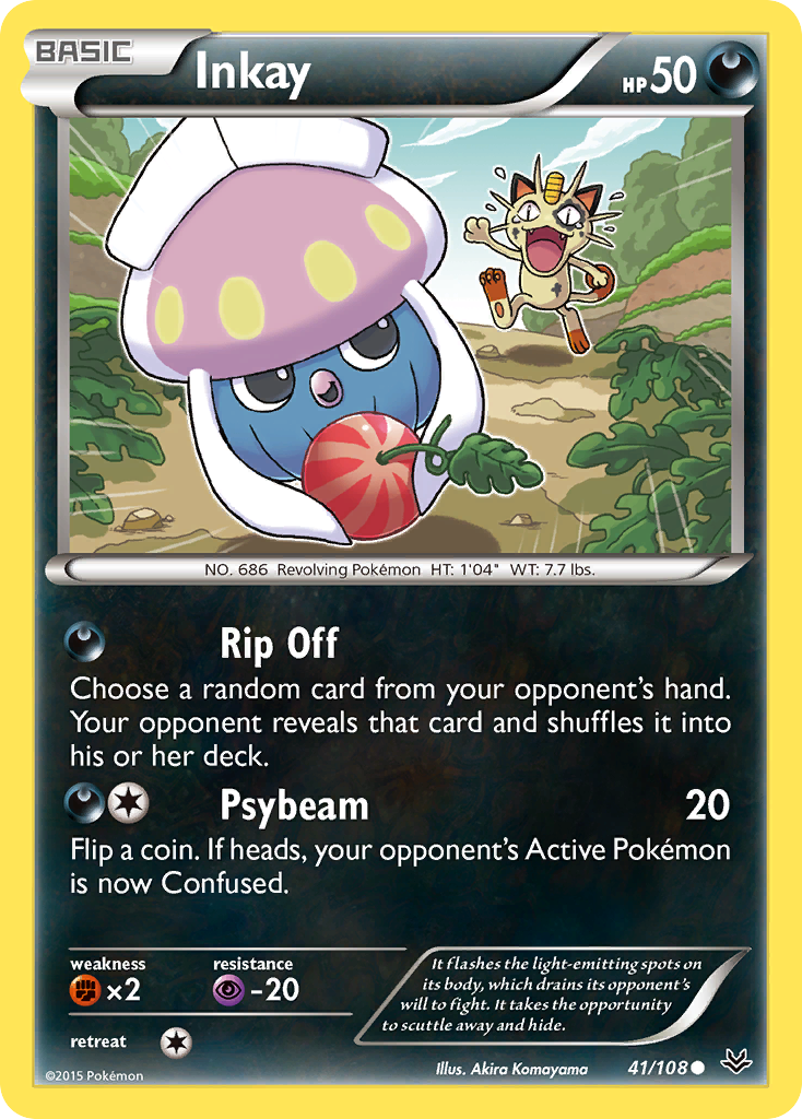 Inkay (41/108) [XY: Roaring Skies] | Mindsight Gaming