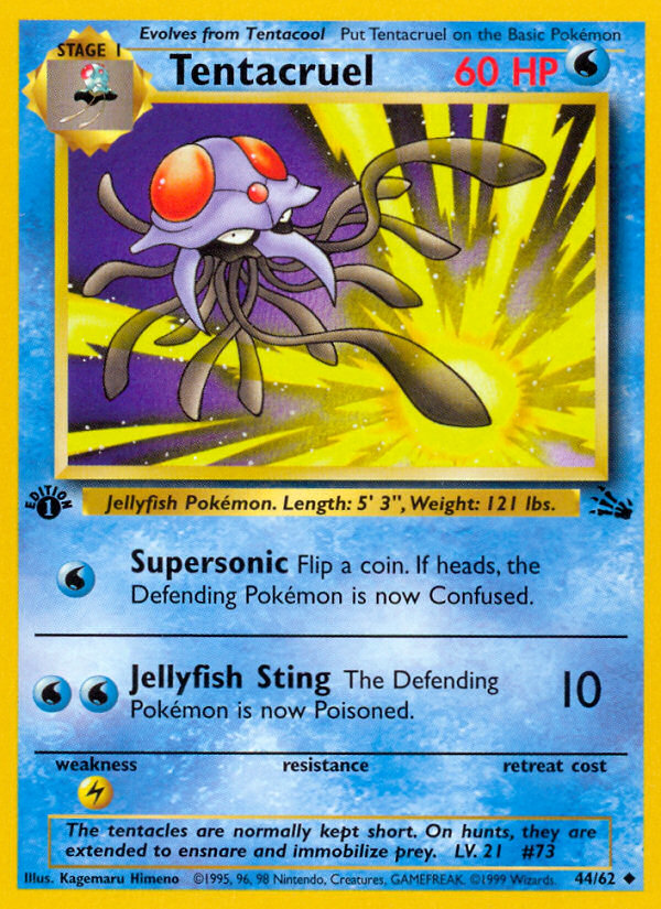 Tentacruel (44/62) [Fossil 1st Edition] | Mindsight Gaming