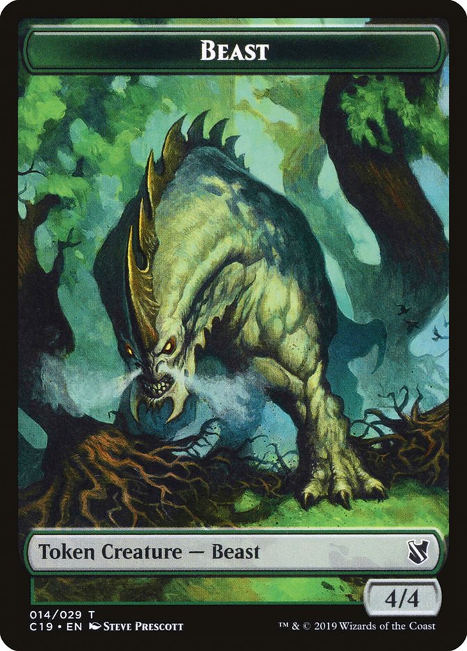 Beast (014/029) [Commander 2019 Tokens] | Mindsight Gaming