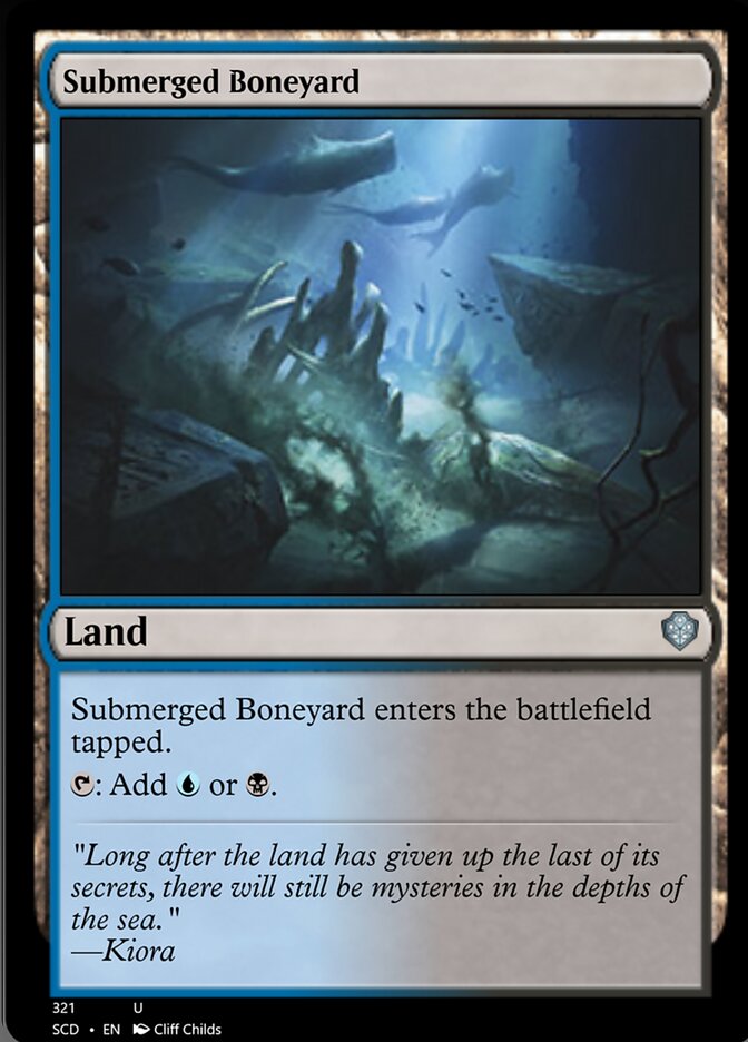 Submerged Boneyard [Starter Commander Decks] | Mindsight Gaming