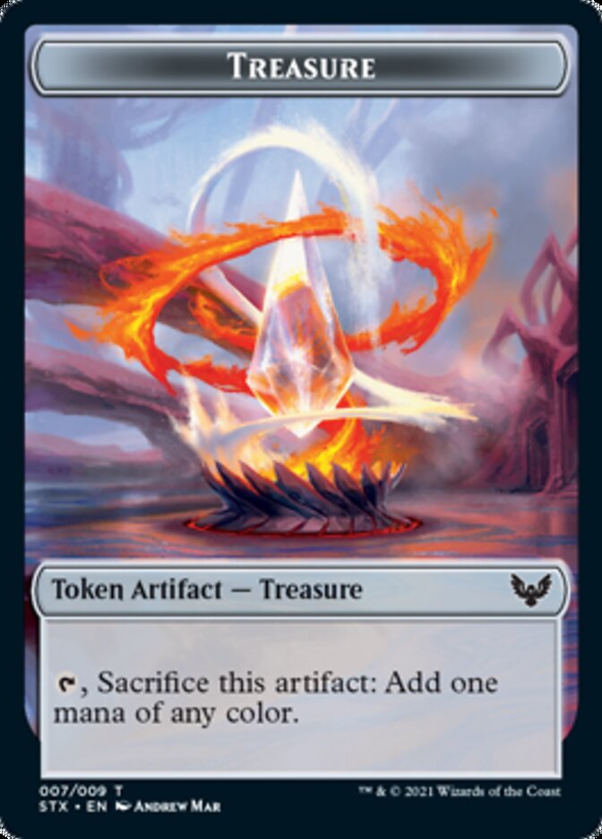 Construct (022) // Treasure Token [Commander 2021 Tokens] | Mindsight Gaming