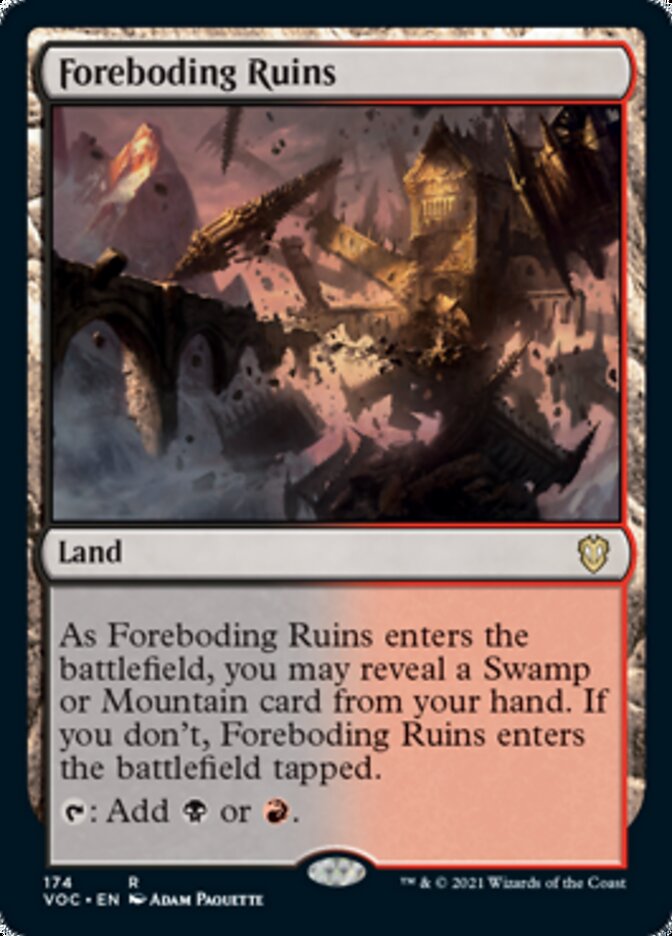 Foreboding Ruins [Innistrad: Crimson Vow Commander] | Mindsight Gaming