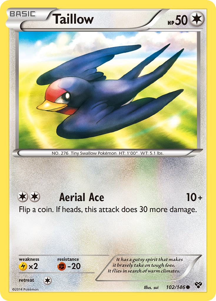 Taillow (102/146) [XY: Base Set] | Mindsight Gaming