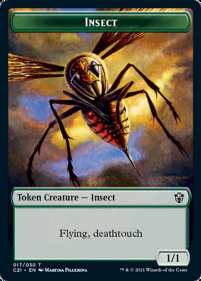 Beast (011) // Insect Token [Commander 2021 Tokens] | Mindsight Gaming