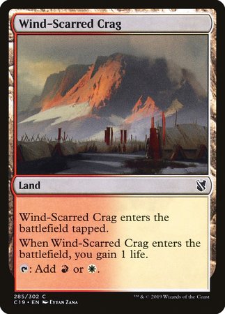 Wind-Scarred Crag [Commander 2019] | Mindsight Gaming