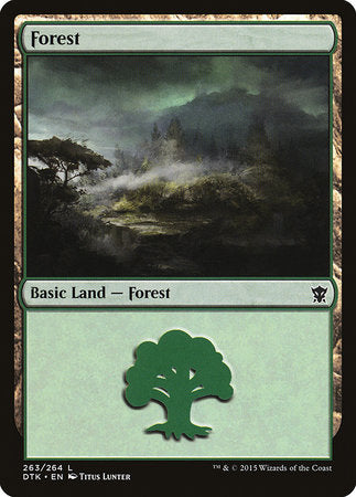 Forest (263) [Dragons of Tarkir] | Mindsight Gaming