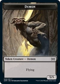 Demon // Germ Double-sided Token [Double Masters Tokens] | Mindsight Gaming