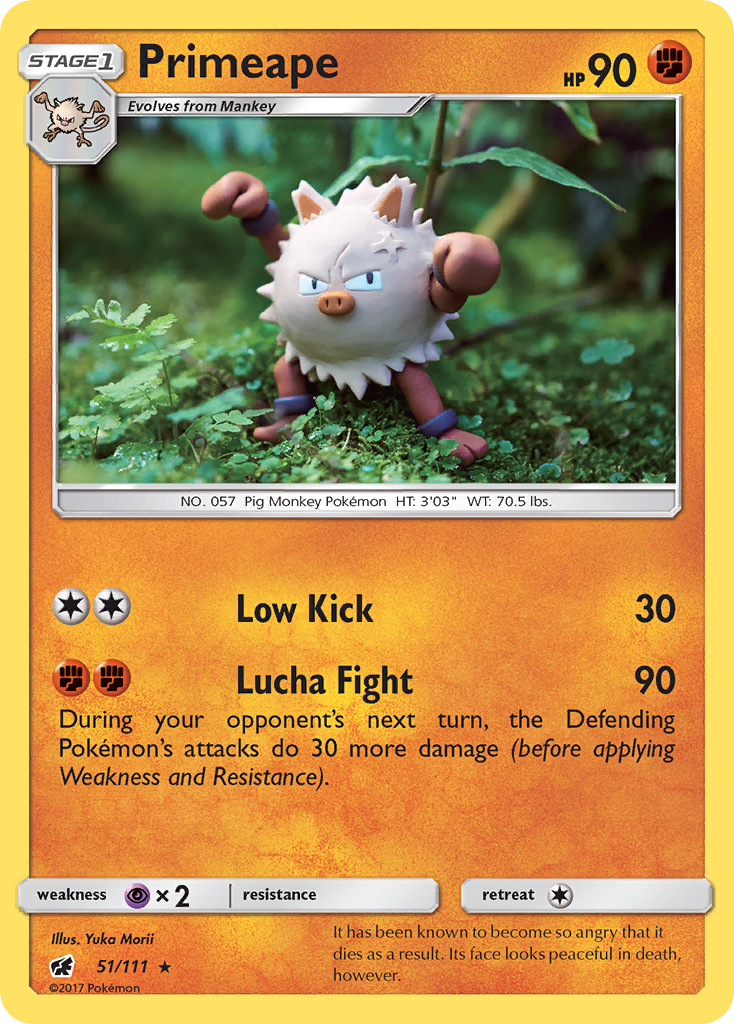 Primeape (51/111) [Sun & Moon: Crimson Invasion] | Mindsight Gaming