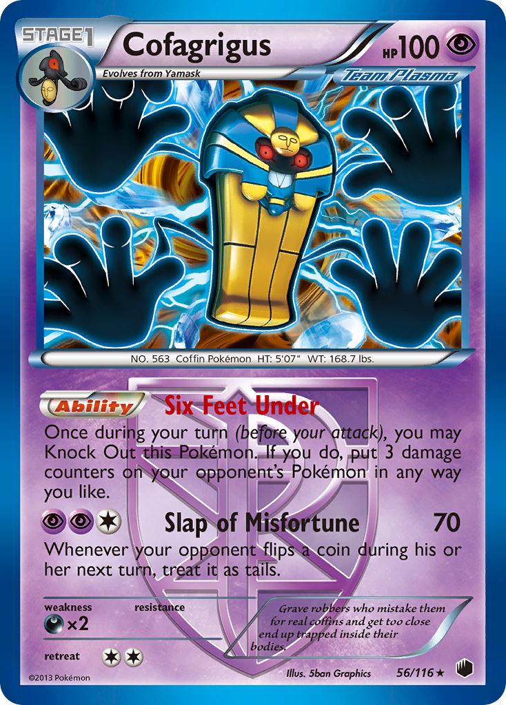 Cofagrigus (56/116) [Black & White: Plasma Freeze] | Mindsight Gaming