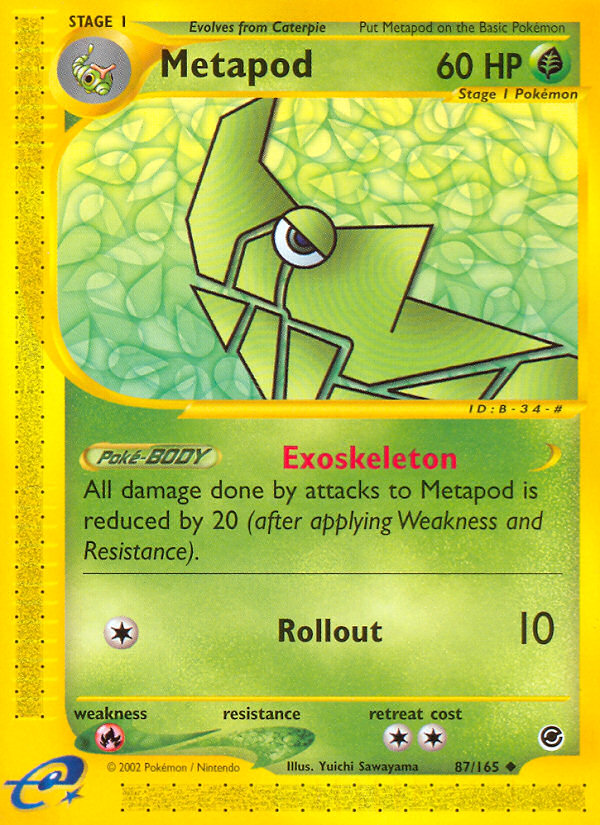 Metapod (87/165) [Expedition: Base Set] | Mindsight Gaming