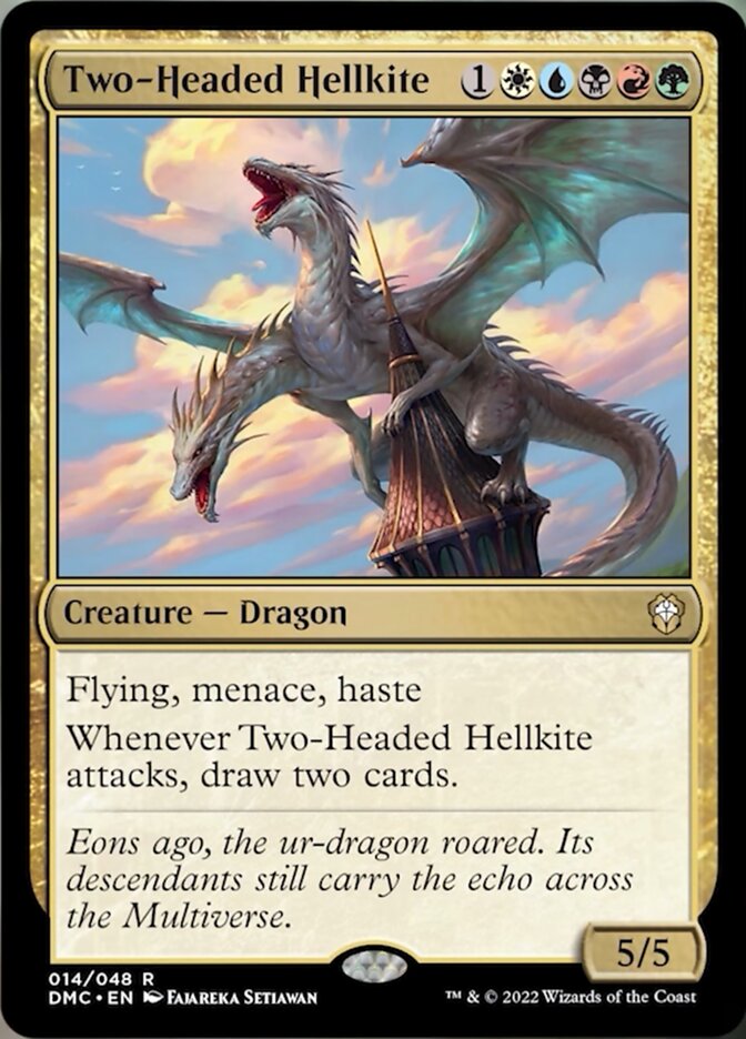 Two-Headed Hellkite [Dominaria United Commander] | Mindsight Gaming