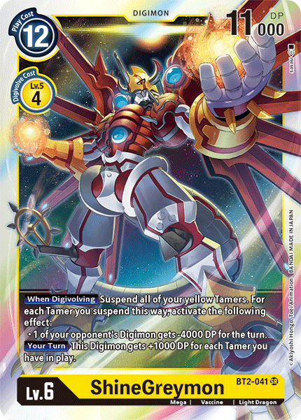 ShineGreymon [BT2-041] [Release Special Booster Ver.1.5] | Mindsight Gaming