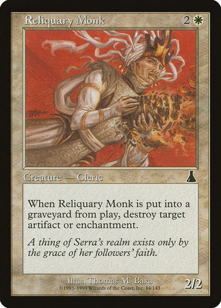 Reliquary Monk [Urza's Destiny] | Mindsight Gaming