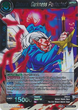 Dabura, Darkness Perfected [BT9-071] | Mindsight Gaming