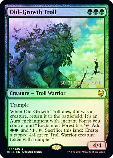 Old-Growth Troll  [Kaldheim Prerelease Promos] | Mindsight Gaming