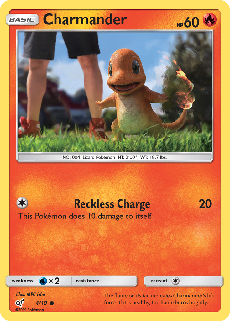 Charmander (4/18) [Sun & Moon: Detective Pikachu] | Mindsight Gaming