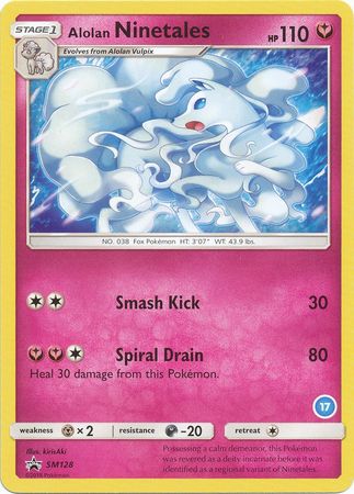 Alolan Ninetales (SM128) (Deck Exclusive #17) [Sun & Moon: Trainer Kit - Alolan Ninetales] | Mindsight Gaming