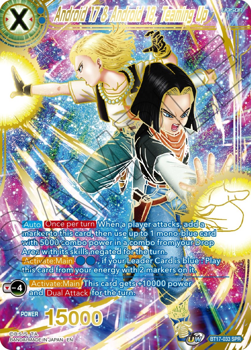 Android 17 & Android 18, Teaming Up (SPR) (BT17-033) [Ultimate Squad] | Mindsight Gaming