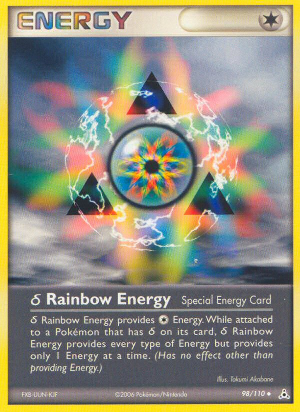 Rainbow Energy (98/110) (Delta Species) [EX: Holon Phantoms] | Mindsight Gaming