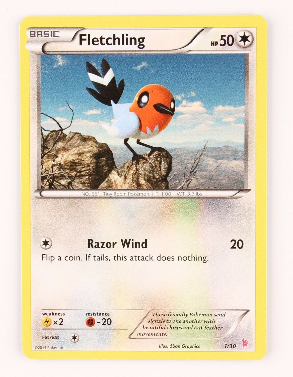 Fletchling (1/30) [XY: Trainer Kit - Sylveon] | Mindsight Gaming