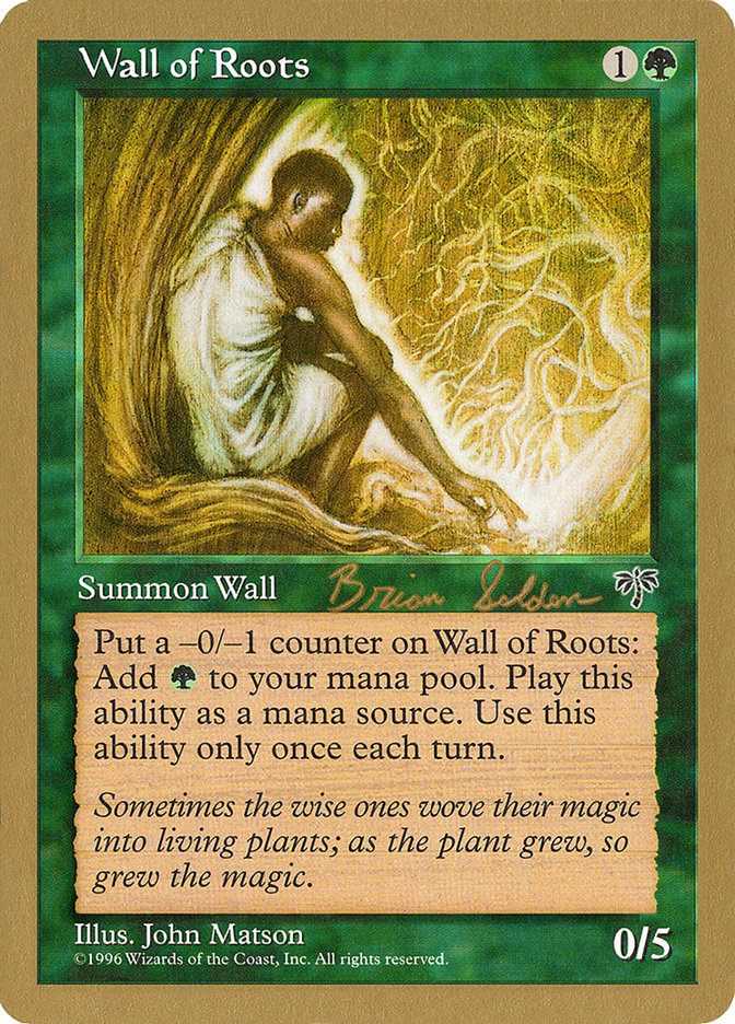 Wall of Roots (Brian Selden) [World Championship Decks 1998] | Mindsight Gaming