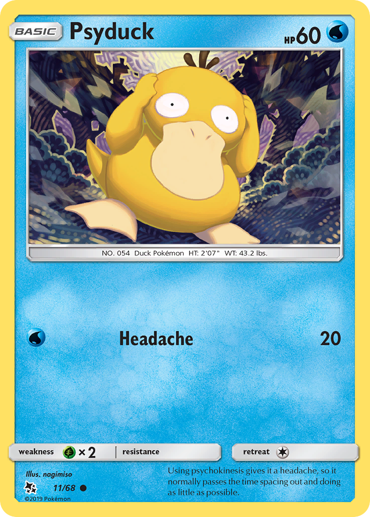 Psyduck (11/68) [Sun & Moon: Hidden Fates] | Mindsight Gaming