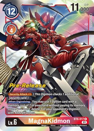 MagnaKidmon [BT6-017] [Double Diamond Prerelease Cards] | Mindsight Gaming