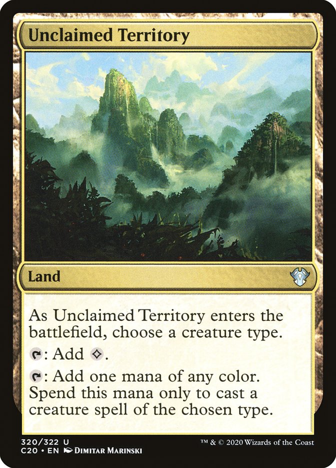 Unclaimed Territory [Commander 2020] | Mindsight Gaming