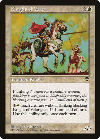 Knight of Valor [Visions] | Mindsight Gaming