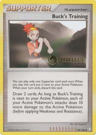 Bucks Training (130/146) (Prerelease Promo) [Diamond & Pearl: Legends Awakened] | Mindsight Gaming