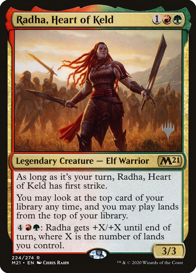 Radha, Heart of Keld (Promo Pack) [Core Set 2021 Promos] | Mindsight Gaming