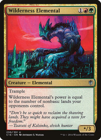 Wilderness Elemental [Commander 2016] | Mindsight Gaming