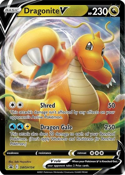 Dragonite V (SWSH154) [Sword & Shield: Black Star Promos] | Mindsight Gaming