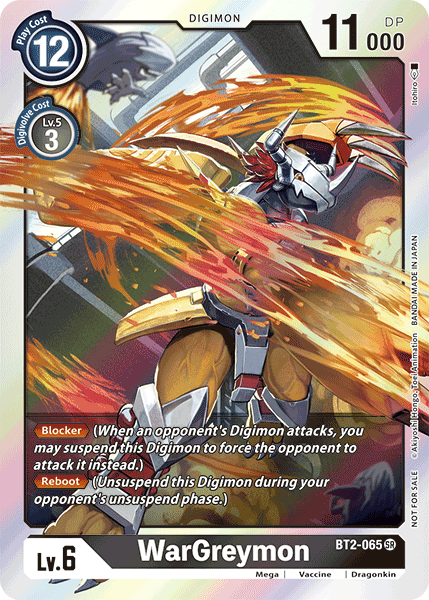 WarGreymon [BT2-065] (Alternative Art - Box Topper) [Classic Collection] | Mindsight Gaming