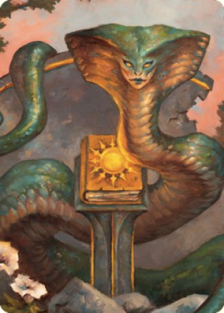 Guardian Naga Art Card [Commander Legends: Battle for Baldur's Gate Art Series] | Mindsight Gaming