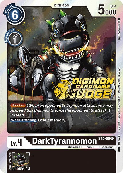 DarkTyrannomon [ST5-08] (Judge Pack 1) [Starter Deck: Machine Black Promos] | Mindsight Gaming