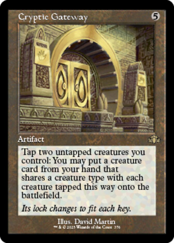 Cryptic Gateway (Retro) [Dominaria Remastered] | Mindsight Gaming