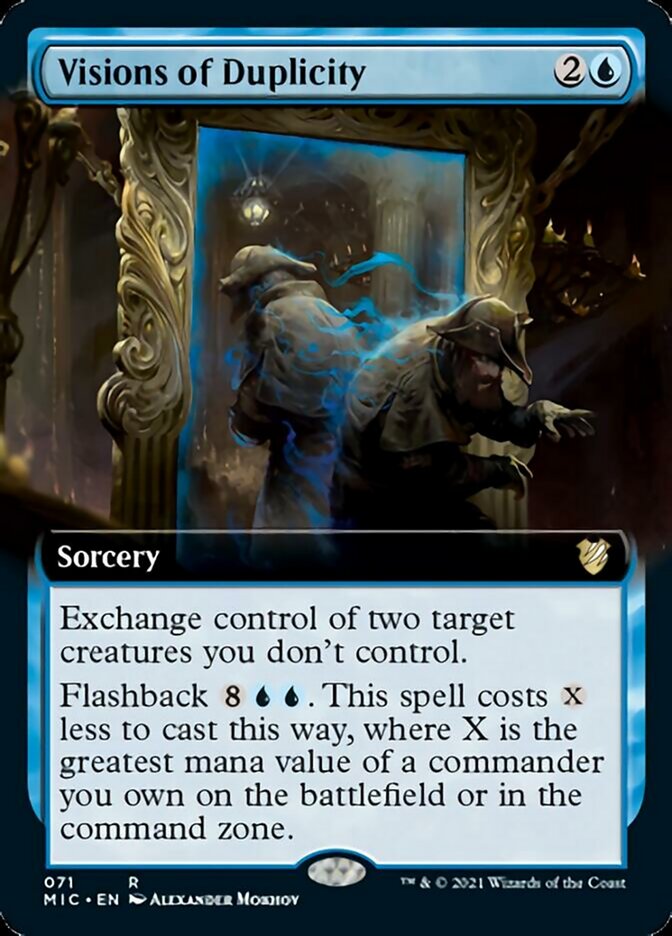 Visions of Duplicity (Extended) [Innistrad: Midnight Hunt Commander] | Mindsight Gaming