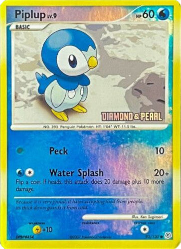 Piplup (93/130) (Diamond and Pearl) [Burger King Promos: 2008 Collection] | Mindsight Gaming