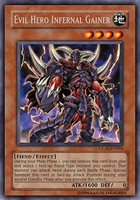 Evil Hero Infernal Gainer [GLAS-EN004] Rare | Mindsight Gaming