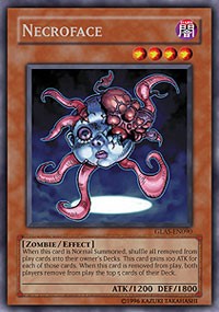 Necroface [GLAS-EN090] Secret Rare | Mindsight Gaming