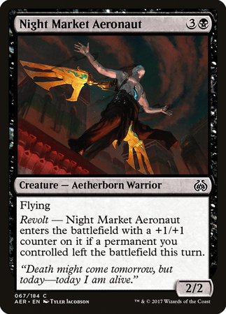 Night Market Aeronaut [Aether Revolt] | Mindsight Gaming