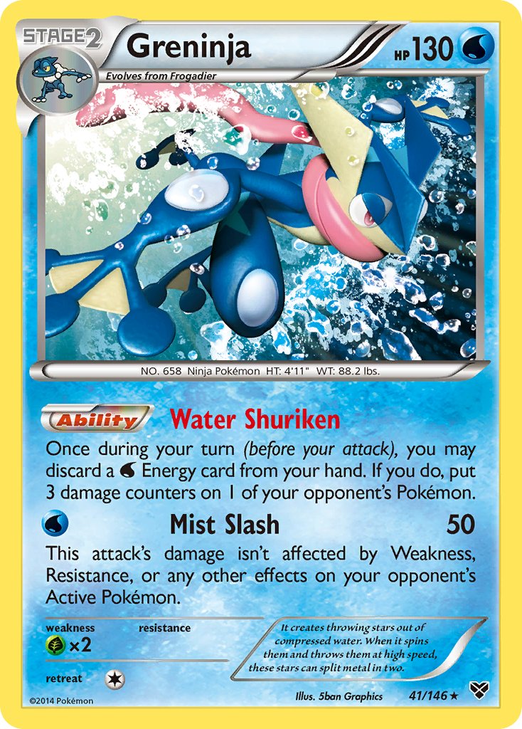 Greninja (41/146) (Cosmos Holo) (Blister Exclusive) [XY: Base Set] | Mindsight Gaming